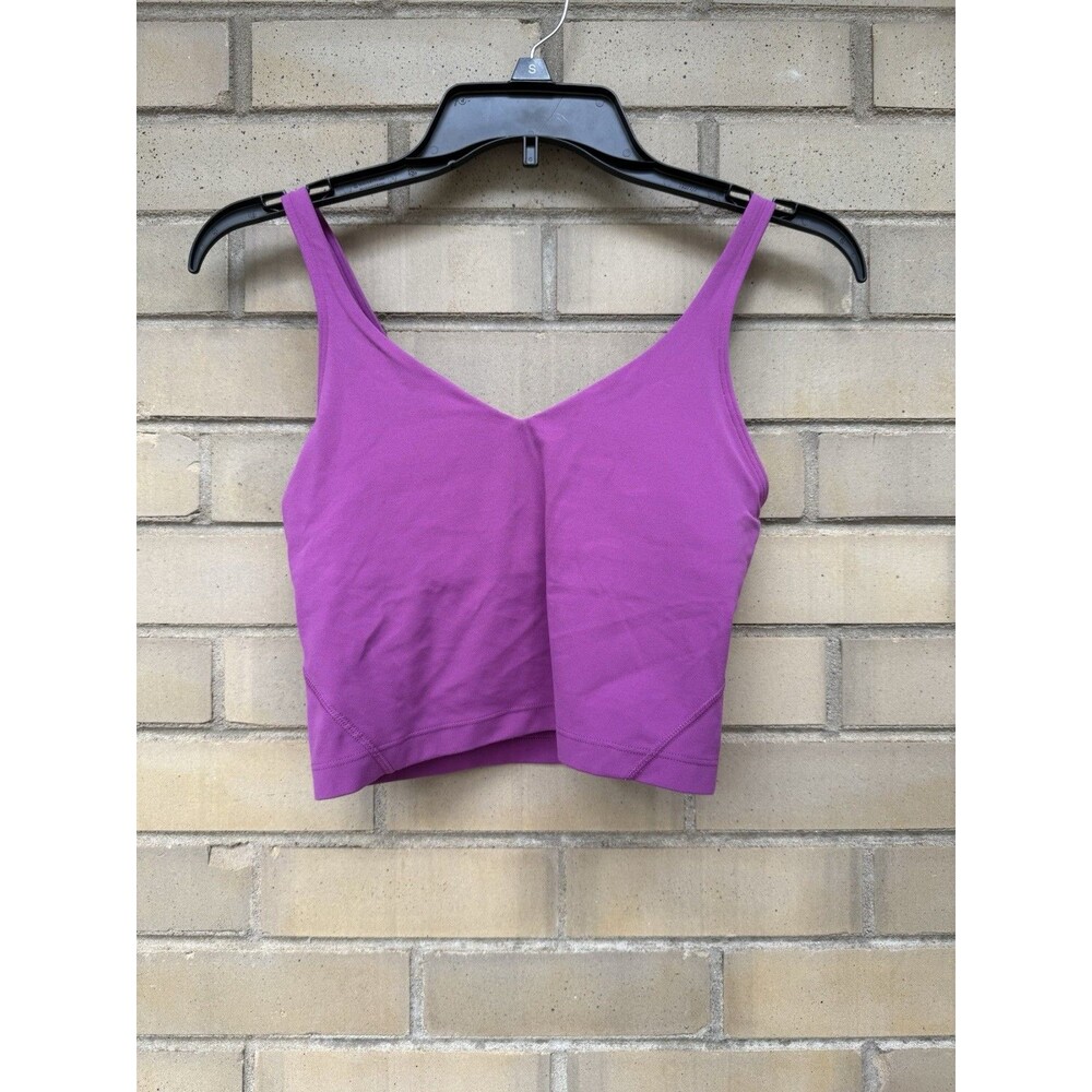 Lululemon Women's Align Top Size 4 Purple No Pads
